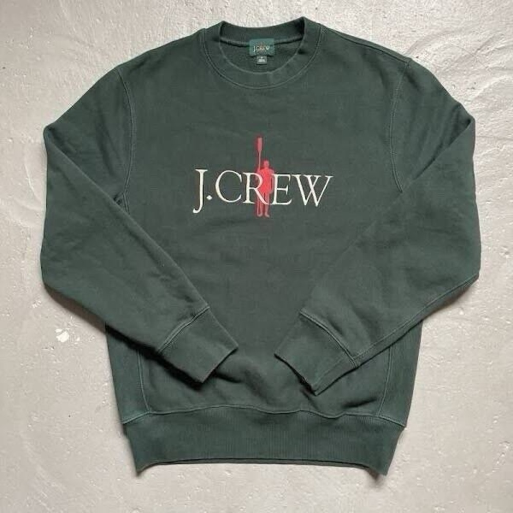 J. Crew Heritage embroidered crew - Picture 2 of 3